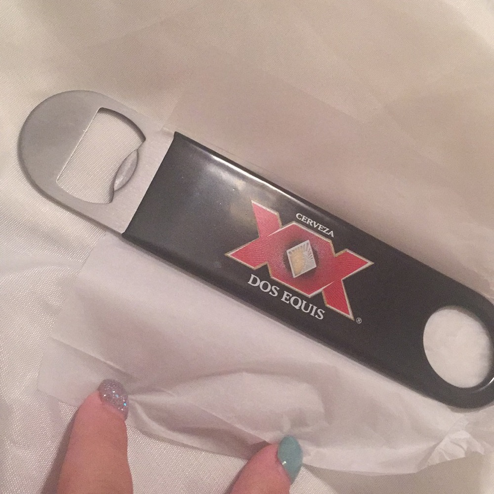 NEW!! Dos Equis metal bottle opener! SUPER cool!